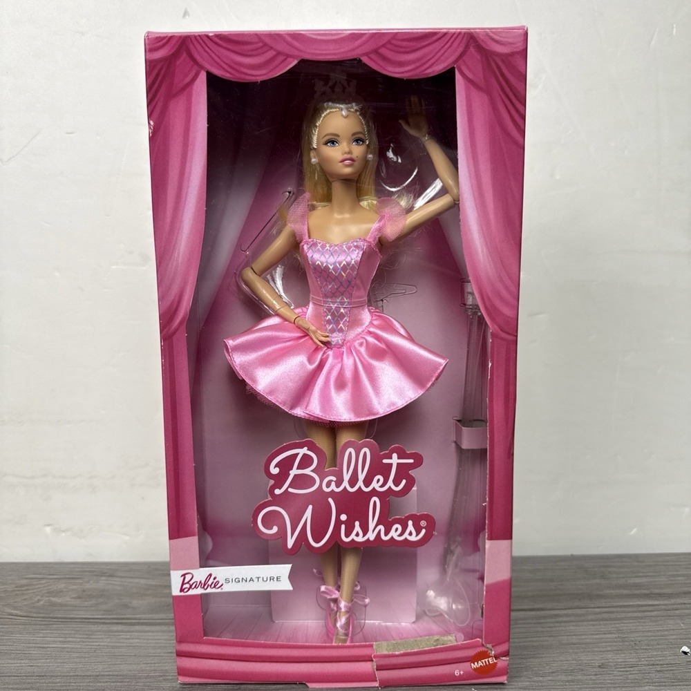 Ballet Wishes Barbie Signature Blonde Doll In Pink Ballet Fashion Mattel 2025